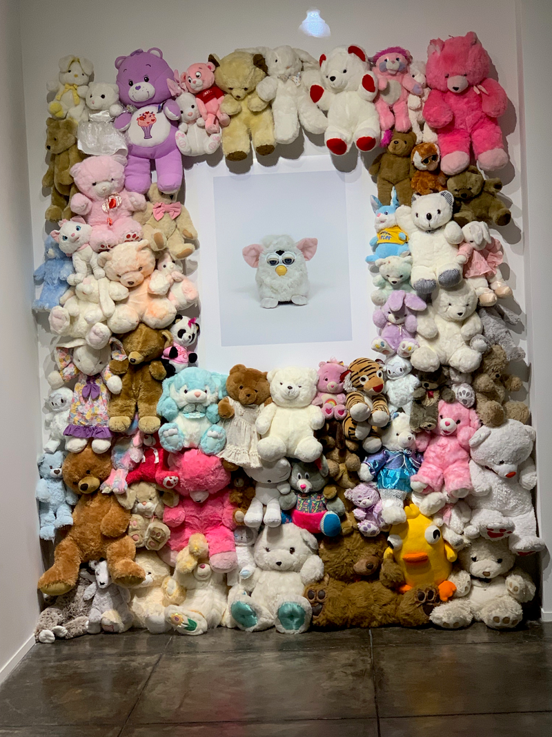 Furby! My colleague and I were just mesmerized by this and were able to identify multiple types of animals and then cracked up at how good we are at recognizing animals. We had not been drinking. Also, I love the yellow bird. Did any of you have puffalumps???